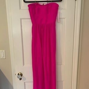 Amanda Uprichard Pink Maxi Dress